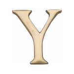 M Marcus Heritage Brass Letter Y - Pin Fix 51mm